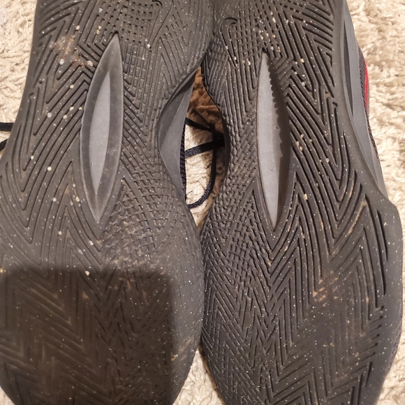 Nike Precision V 5 Mens/teen Shoes Size 9 Black Red Basketball Athletic Sneakers - Picture 7 of 7